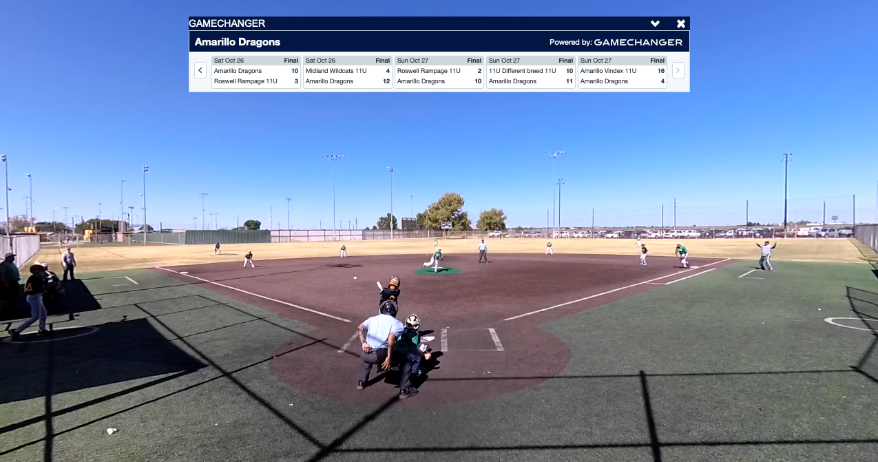 Homegrown Baseball  GameCam Youth Sports Video